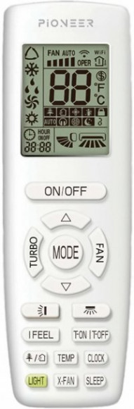 Кассетная сплит-система Pioneer KFCI48GV/KONI48GY/TCI04V